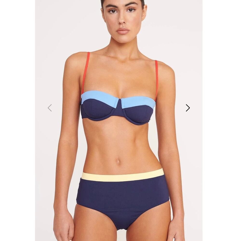 Staud JO Balconette Bikini Top NWT (sz XL)